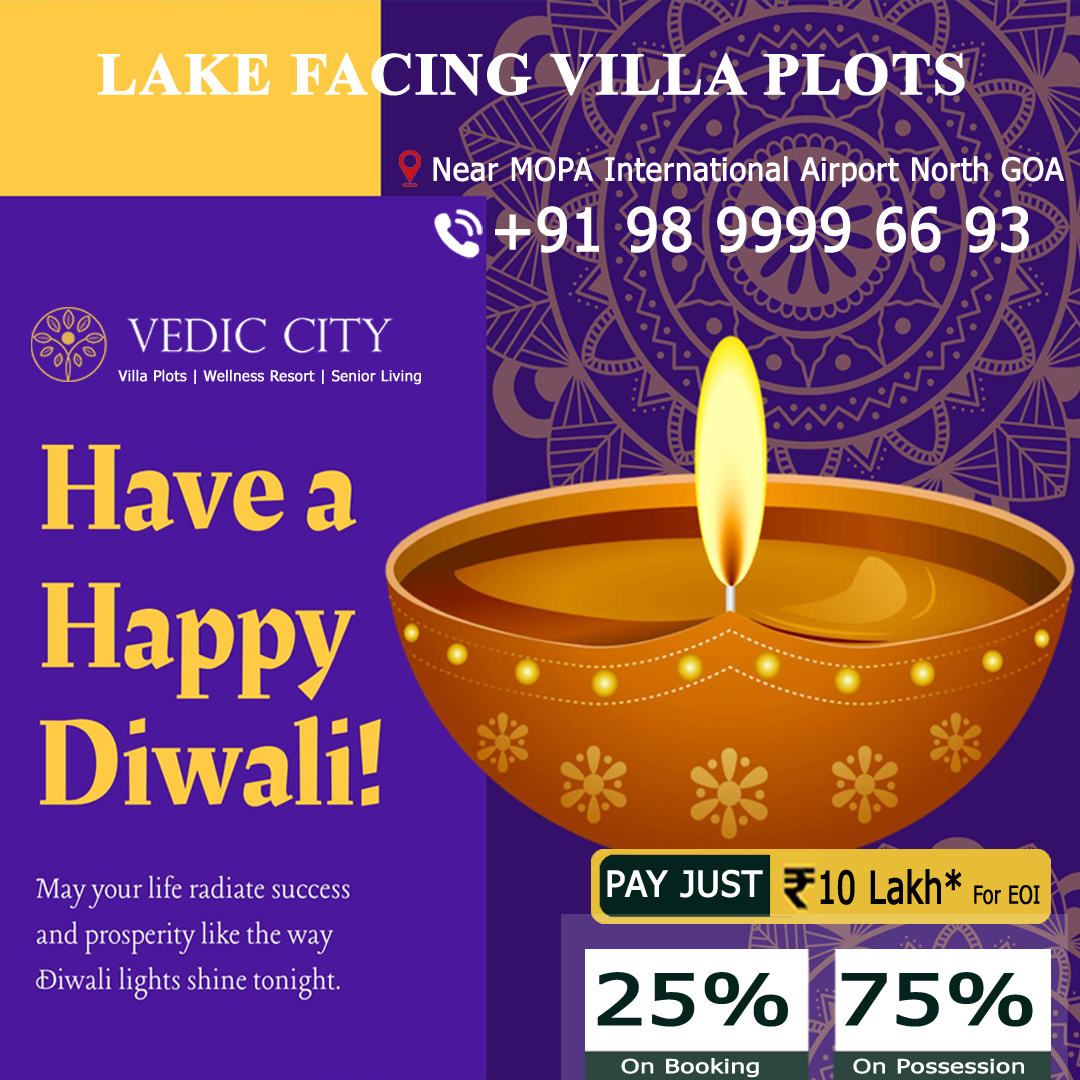 Vedic City Goa: Make This Diwali Special: Invest in Vedic City Goa for a Brighter Tomorrow